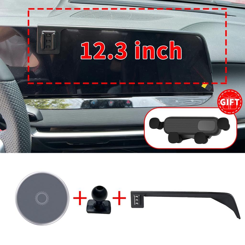 Custom Phone Holder for MG7 MG 7 2022 2023, 12.3 Inch, Dashboard Mount, Screen Base, No Drilling, for Car
