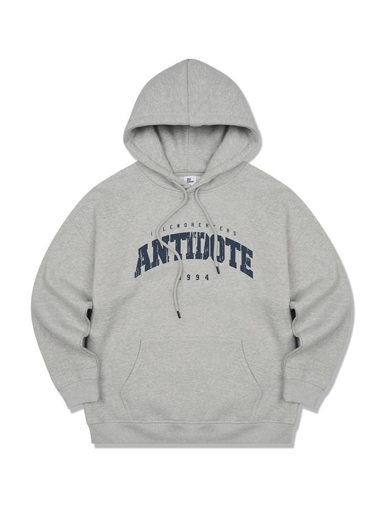 Idle Workers Antidote Fleece-Lined Hoodie_Gray Xl
