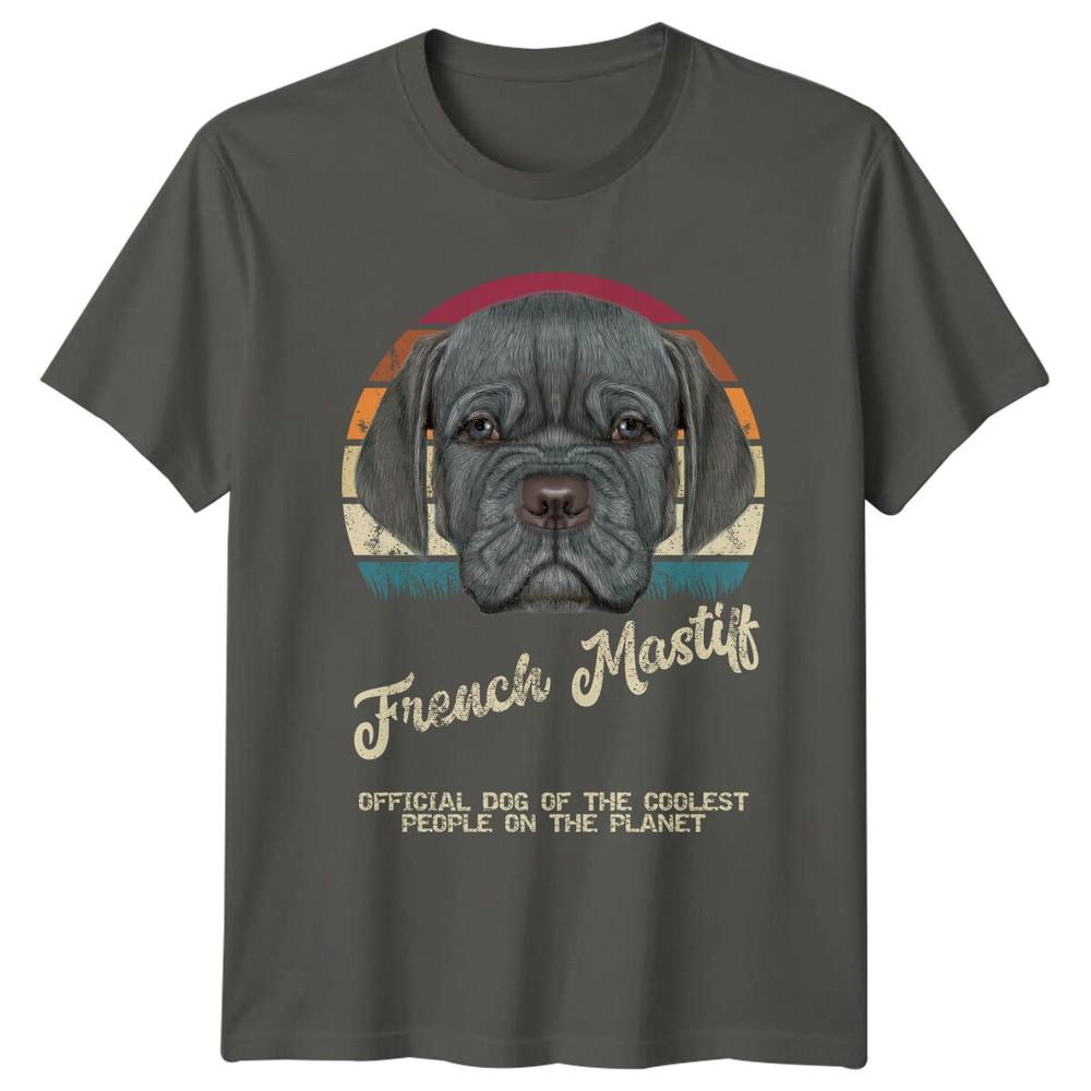 French Mastiff Official Dog Coolest People Planet Dog Unisexs Unisexs Graphic Tee S