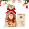 3pcs Christmas Little Pocket Hug with Encouragement Card Pocket Hug Statue Pocket Hug Token for Friends Family Kids Neighbors