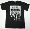 RAMONES T-shirt Distressed Punk Rock Tee Men's Black 100% Cotton New