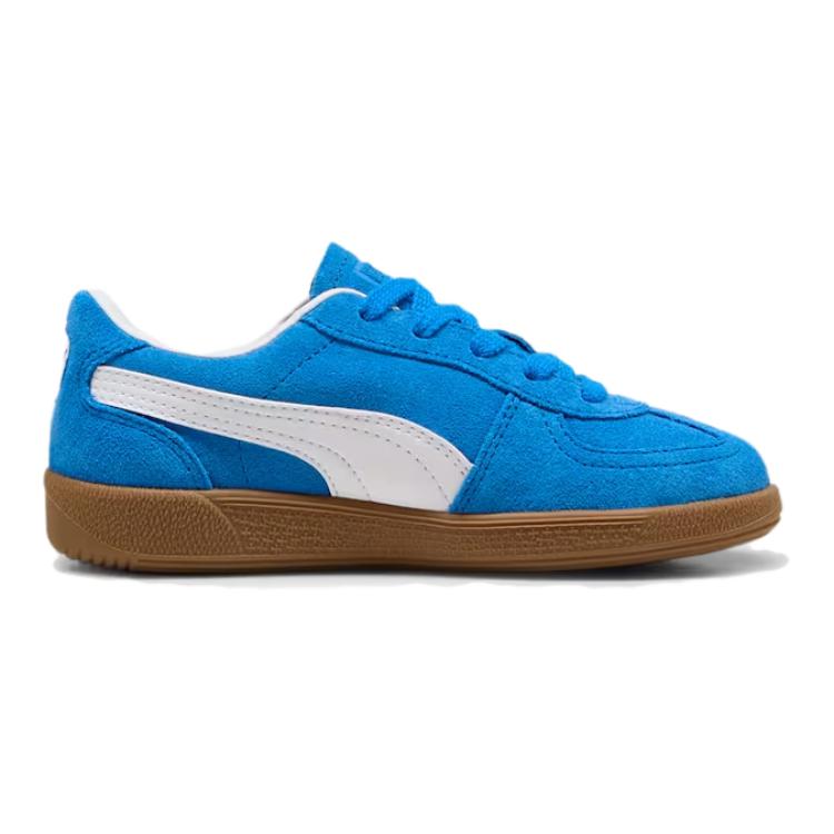 Puma Palermo Little Kid Hyperlink Blue Gum Kids Sneakers White 397273-11