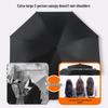 125cm Durable Business Semi-Automatic Long Handle Sunscreen Umbrella