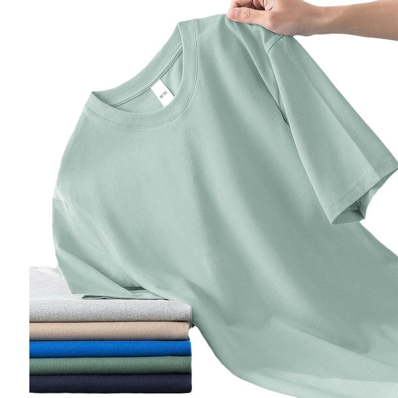 Herren Basic T-Shirt Kurzarm Rundhals T-Shirt Tops