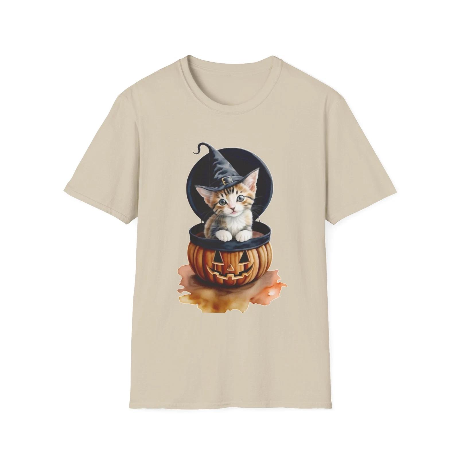 

Kitten Halloween Unisex Soft Style T shirt SM MD LG XL 2XL 3XL 4XL