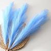 Phragmites Faux Australis Colorful Feather Flower Wall Decor For Design Party