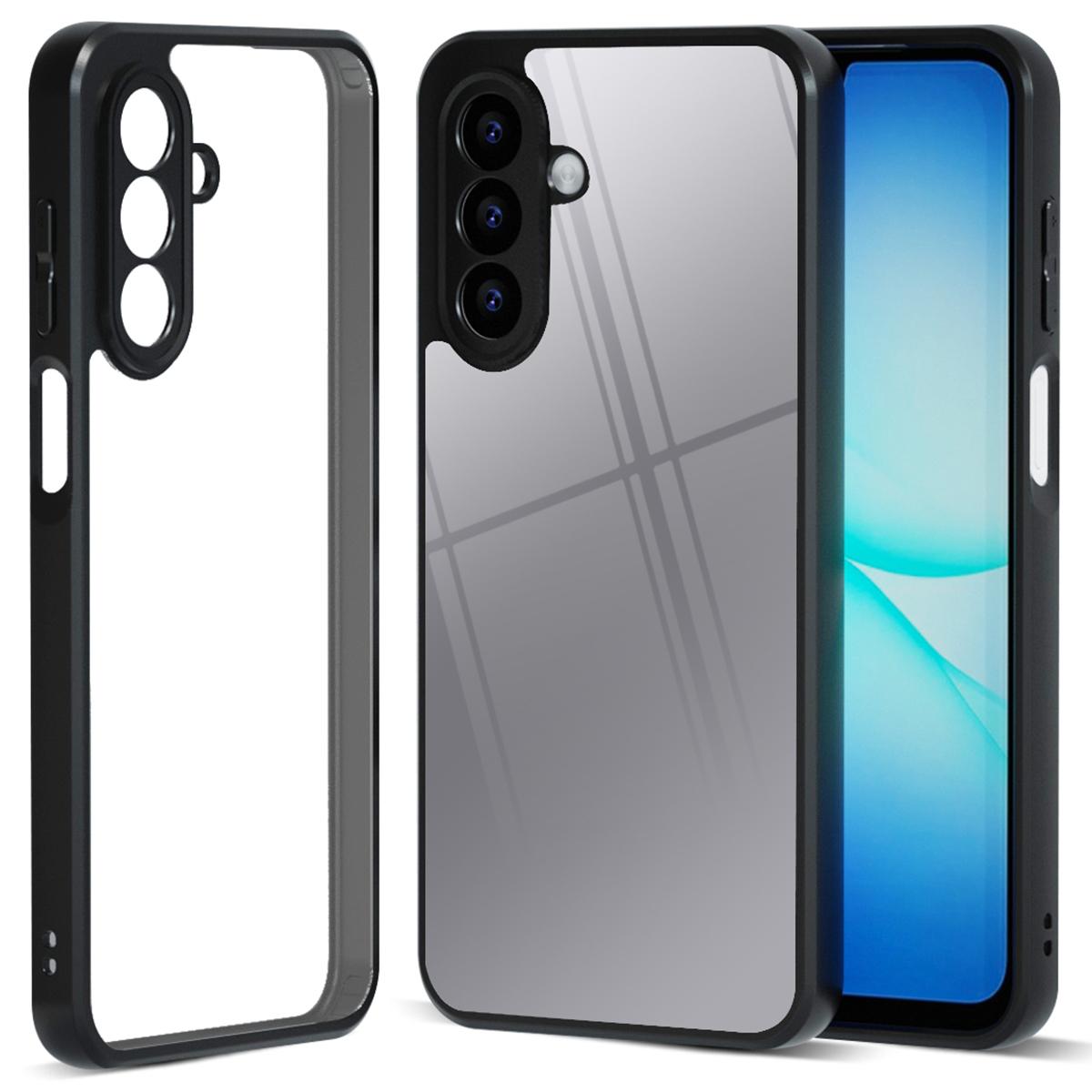 

IBMRS Чехол для Samsung Galaxy A17 5G Мягкий ТПУ-бампер Жесткая ПК-задняя панель Противоударный чехол для телефона Transparent Black