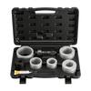 Exhaust Pipe Expander Tool Kit, 41.27mm - 107.95mm Exhaust Pipe Stretcher, Muffler Pipes Spreader with 7 Heavy-Duty Collects & Storage Case,