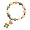 Vintage Lotus Beaded Bracelet For Men And Women With Chinese Style And Spiritual Symbols