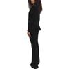 Autumn Winter 2025 Velvet Korean Suit Set - Women's Long Sleeve Commuting Party Two-Piece.