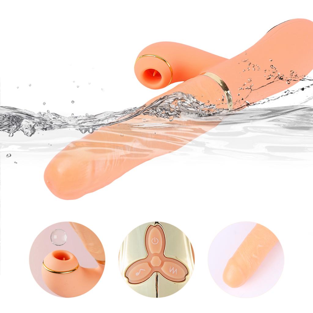 Female Masturbator Silent Electric Suction Massage Stick Vibration Stick Adult Sex Toy