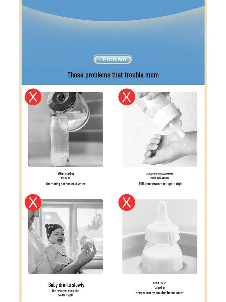 USB Portable Baby Bottle Warmer with Adjustable Temperature, Insulated Sleeve, and Digital Display.