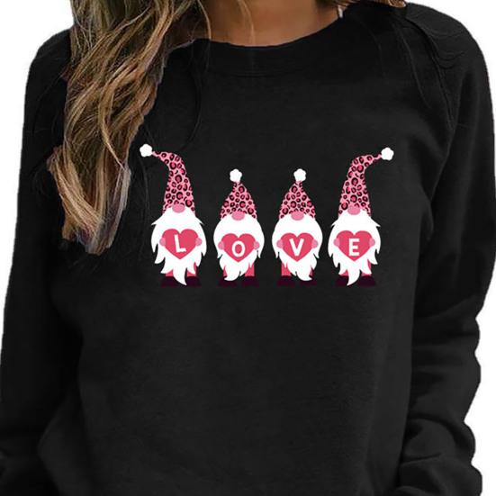 Couple Gifts O-Neck Long Sleeve Women 