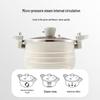 Shibazi HM-205-28DG 0-Coating Non-Stick Micro Pressure Stew Pot