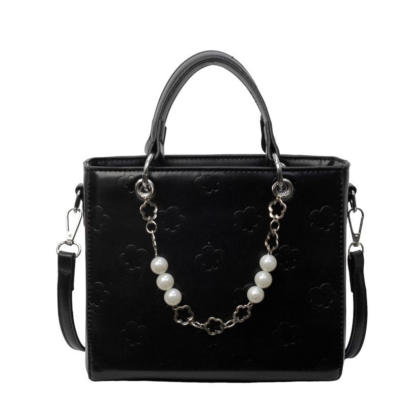 New Pearl Chain Handbag Messenger Tote Bag