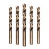 10Pcs/Set Hss M35 Cobalt Drill Bits 1-3Mm For Metal/Stainless Steel - High-Speed Steel Cobalt Coated Drill Bits With Enhanced