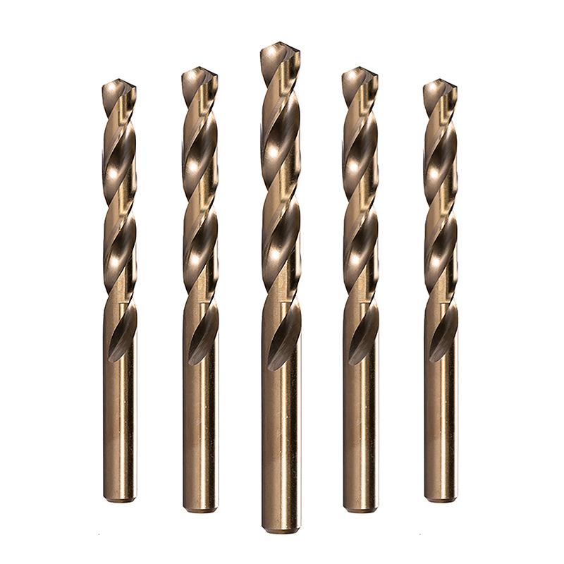 10Pcs/Set Hss M35 Cobalt Drill Bits 1-3Mm For Metal/Stainless Steel - High-Speed Steel Cobalt Coated Drill Bits With Enhanced
