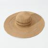 Spring and Summer Big Eaves Straw Hat Fashion Dome Beach Sunscreen Shade Straw Hat Foldable Straw
