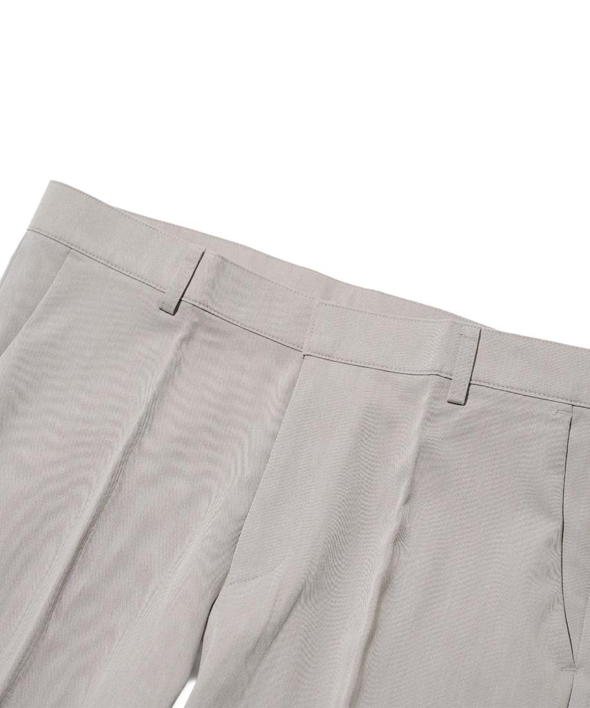ANALOG MOOD Semi-Wide Slacks (Gray)