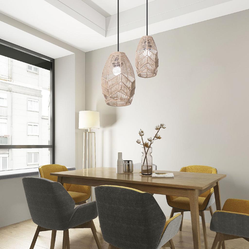Hand-woven Vintage Pendant Lamp Shades
