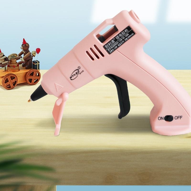 Kids Mini Hot Glues Guns with 20Pcs Glues Sticks Melting Adhesive Glues Guns Kit for Small Art Craft Projects Repair