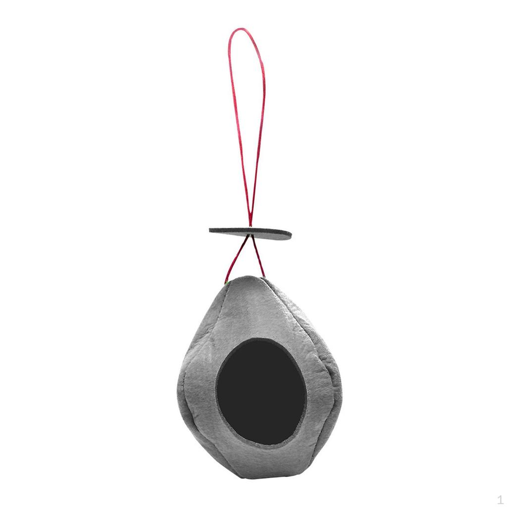 Cloth Birds Feeder Hanging Birdhouse Roosting Nest for Backyard Garden Balcony Hummingbird Finches