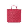 Gucci Hohles Design Unifarbene Gummi-Tragetasche Kinder-Tragetaschen Lila Rot 679365-JFO00-2797