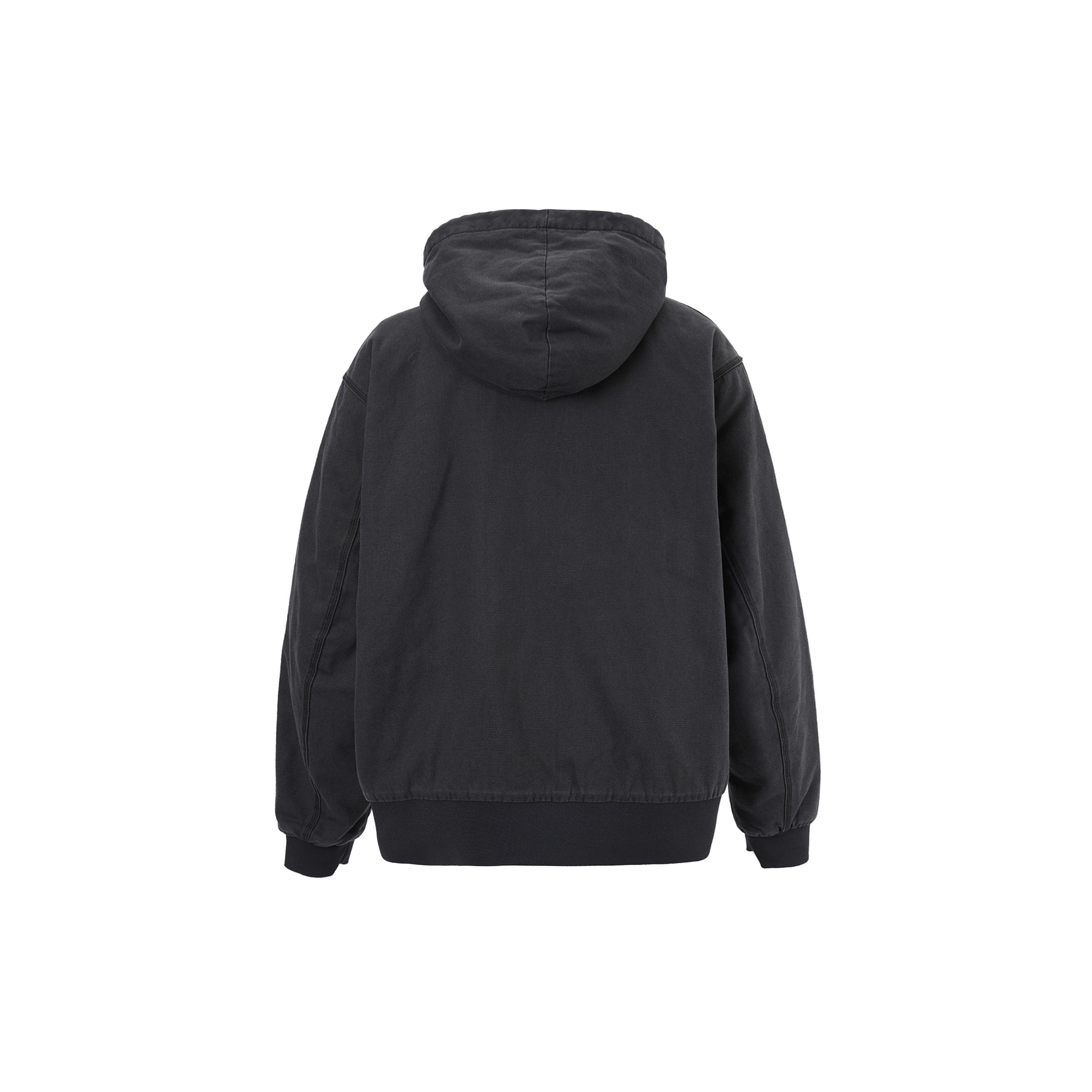 

New Nike Logo Print Zip Up Hooded Jacket Black DQ5173-045 XL