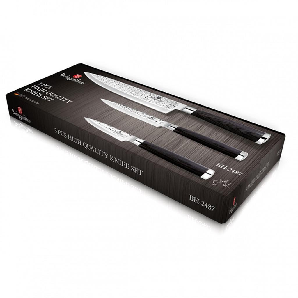 Zestaw 3 noży berlinger haus bh-2487 primal gloss lumarko!