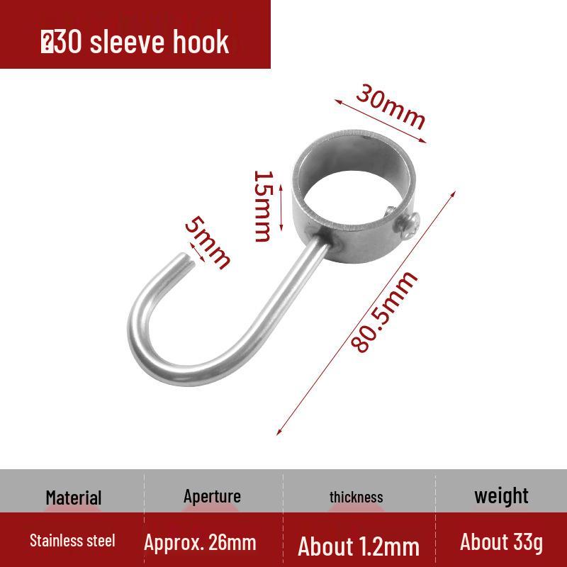 Stainless Steel Round Flange Base Wardrobe Clothes Rail Holder and Towel Rack Fixing Accessories.