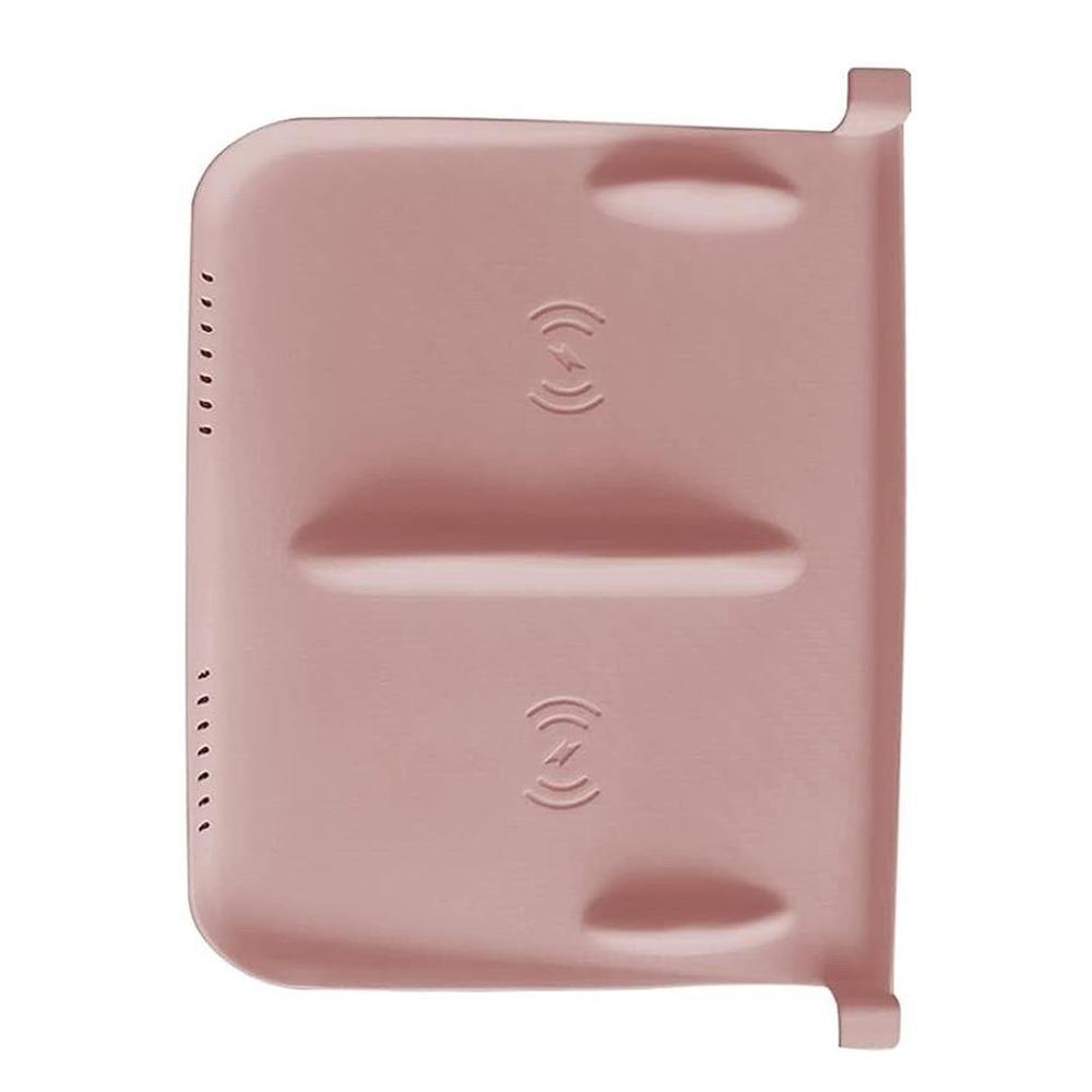 

Для Tesla Model 3 Y 2024 2024 2024 силиконовый беспроводной зарядный коврик нескользящий коврик пылезащитный зарядное устройство защитный чехол автомобильные аксессуары розоватый