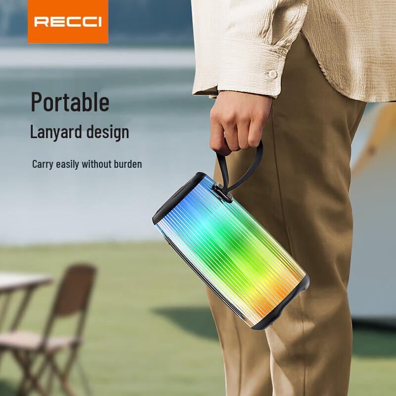 Recci RSK-W45 Portable Bluetooth Speaker with RGB Lights