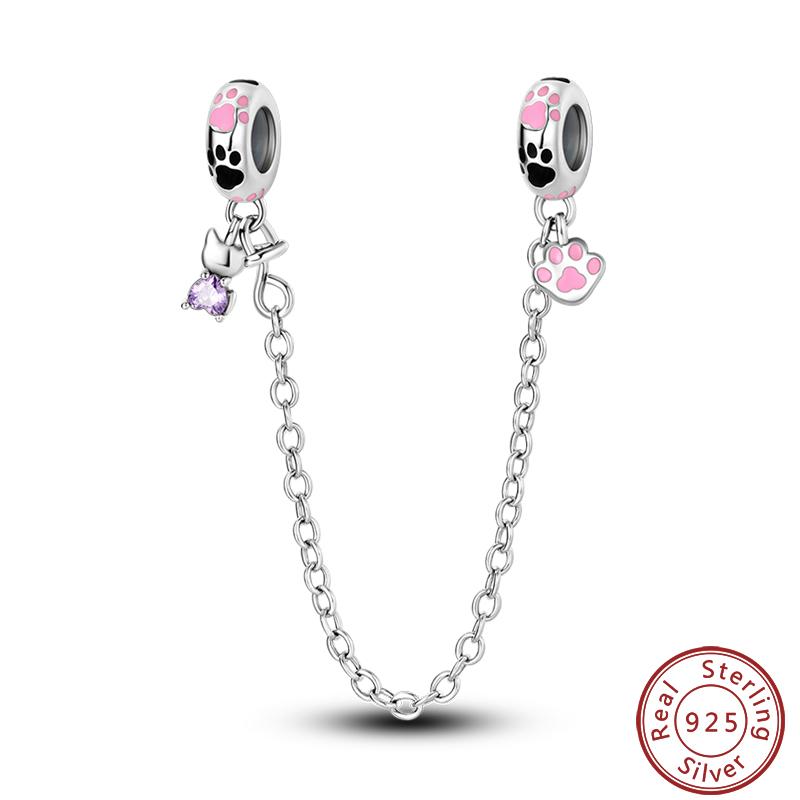 Vendi Charms a Catena con Animali, Piante, Viaggio, Design di Moda, Perline in Argento 925, 3mm, Fai da Te, Creazione di Gioielli Fini