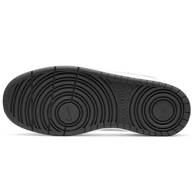 (GS) Nike Court Borough Low 2 'White Black' Kids' BQ5448-104
