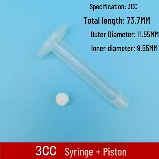 

Syringe Glue Dispensing Kit with Connector Adapter - 3/5/10/30/55CC