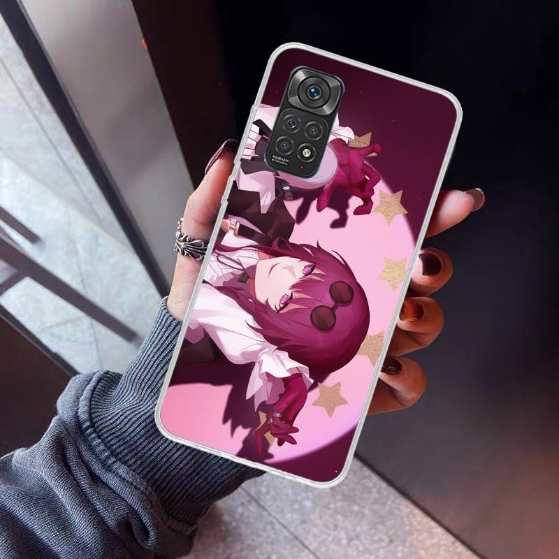 Honkai Star Rail Kafka Phone Case For Xiaomi Redmi Note 10 11 12 13 14 15 Pro Plus 11S 12S 14S 11T 11E 10S Soft TPU Back Cover R