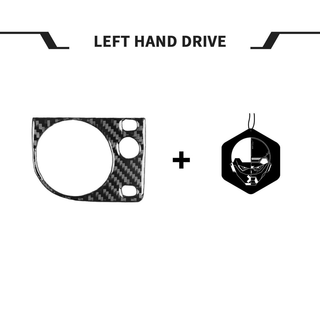 Real Carbon Fiber Dash Headlight Switch Knob Cover For BMW 3 Series E36 1991-99