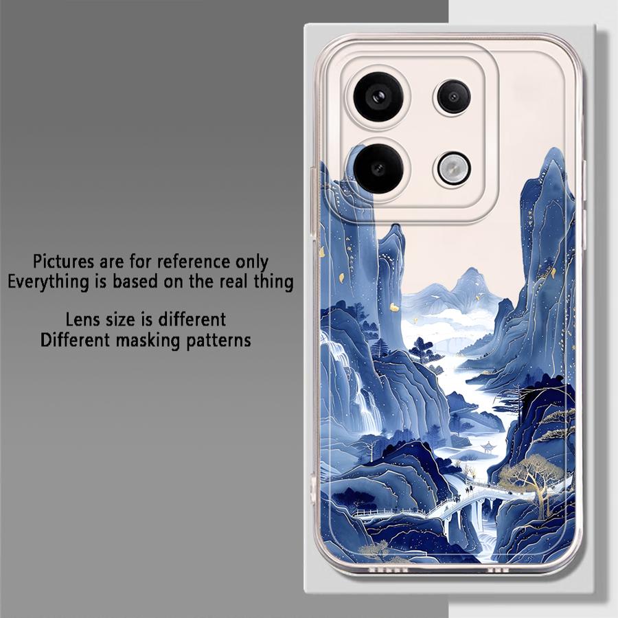 Mountains Waters Art Case for Xiaomi Redmi Note 14 Pro Plus 13C 12S 9 10 A4 10S 14C 11 Note 13 11S 12 Soft Phone Cover