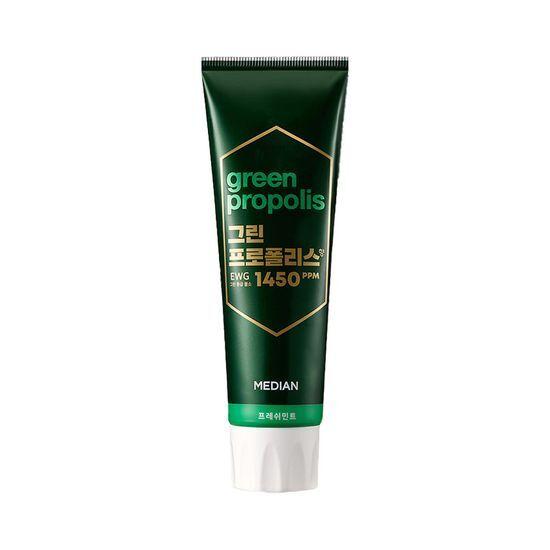 Median Green Propolis Toothpaste 100g x 3 (Fresh Mint/Fresh Peach)