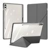 Galaxy Tab S11 Tablet Case With Stand Detachable 2-in-1 Design Pen Slot Transparent PC Shell Shockproof Sleep/Wake