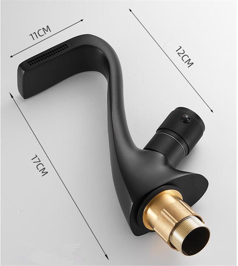 Tuqiu Brass Basin Faucets Modern Bathroom Mixer Tap Brass Grey Washbasin Faucet Lavotory Faucet  Elegant Crane For Bathroom