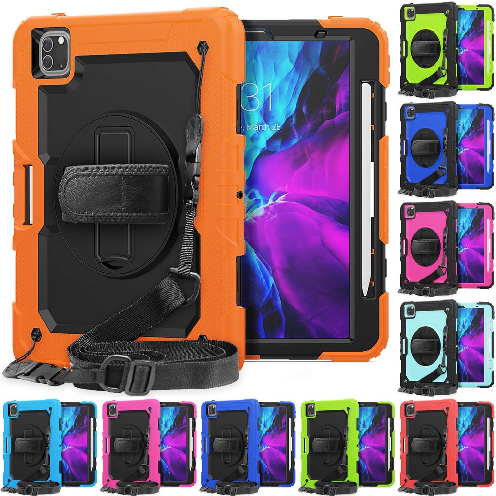Ipad For Air 11 Case Silicone Anti Fall Rotating Bracket Protective Cover Gift