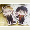 Potter Cartoon Harry Snape Malfoy George Bill Movie Character Pendant Keychain