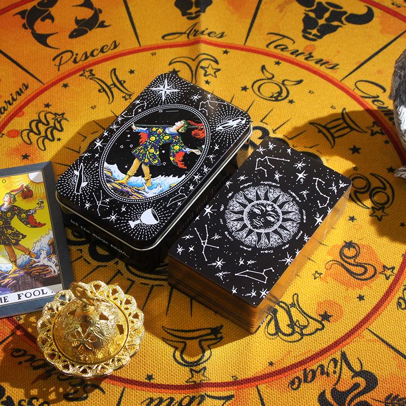 Cartoon Iron Box Tarot Cards Game: Special Edition