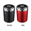 Car Cigarette Ashtray Cup With Lid With LED Light For Nissan X-trail Qashqai Note Juke Sentra Patrol Navara Micra Leaf Almera