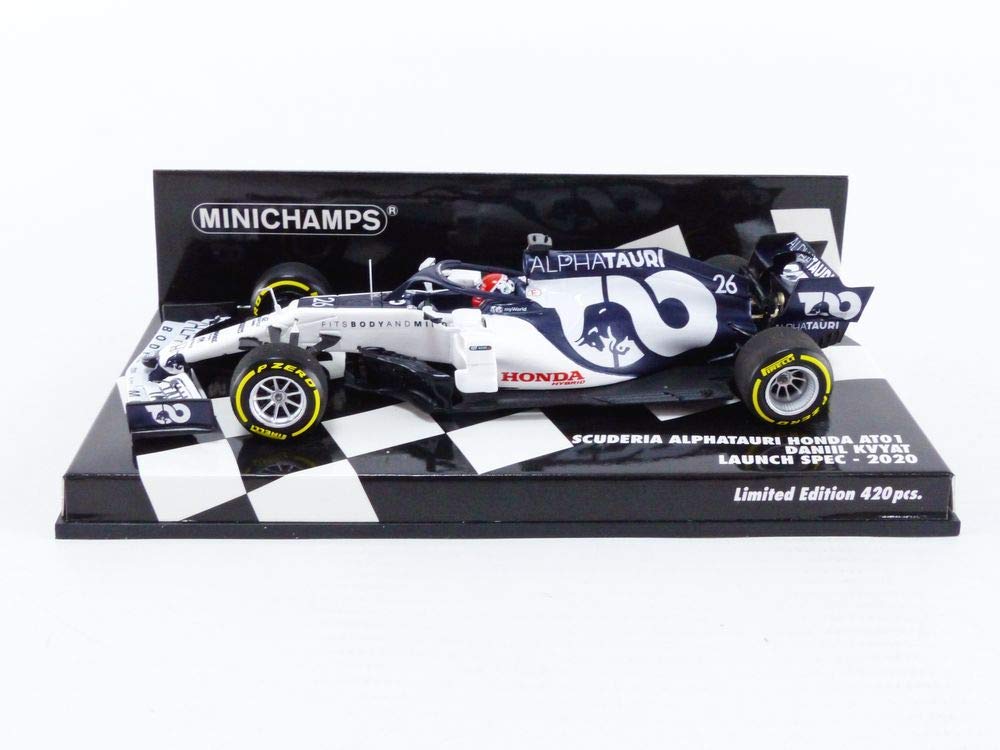 

Minichamps Scale Scuderia AlphaTauri Honda AT1 2020 F1 Launch Spec Kvyat 1/43 #26 D. [Resin] синий