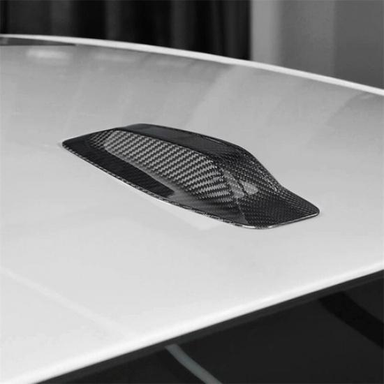 Real Hard Carbon Fiber Car Roof Antenna Cover Decor for BMW 2 4 U06 G26 +