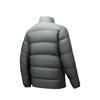 Anta Solid Color Zipper Stand Collar Versatile Casual Down Jacket Men Outerwear Rocky-Gray 152447915-1
