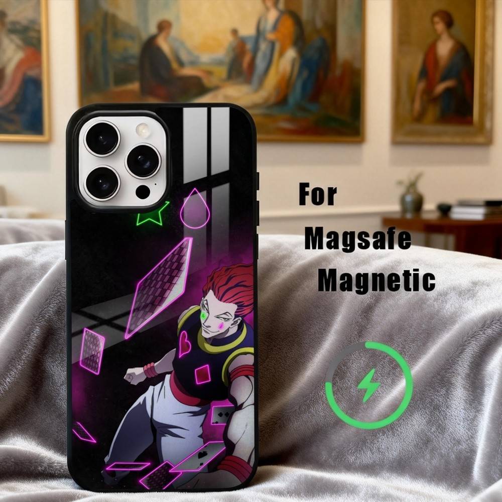 

A-Anime H-Hisoka-A M-Morow-W Phone Case For iPhone17,16,15,14,13,12,11 Plus,For Magnetic Wireless Charge Cover iPhone14