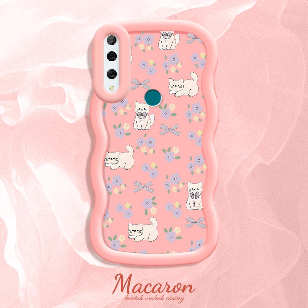 

Окрашенный узор Big Wave Edge Мягкий силиконовый материал Macaron чехол для телефона противоударный защитный резиновый чехол для iPhone Huawei Honor Infinix Tecno Tecno Spark 9 розовый